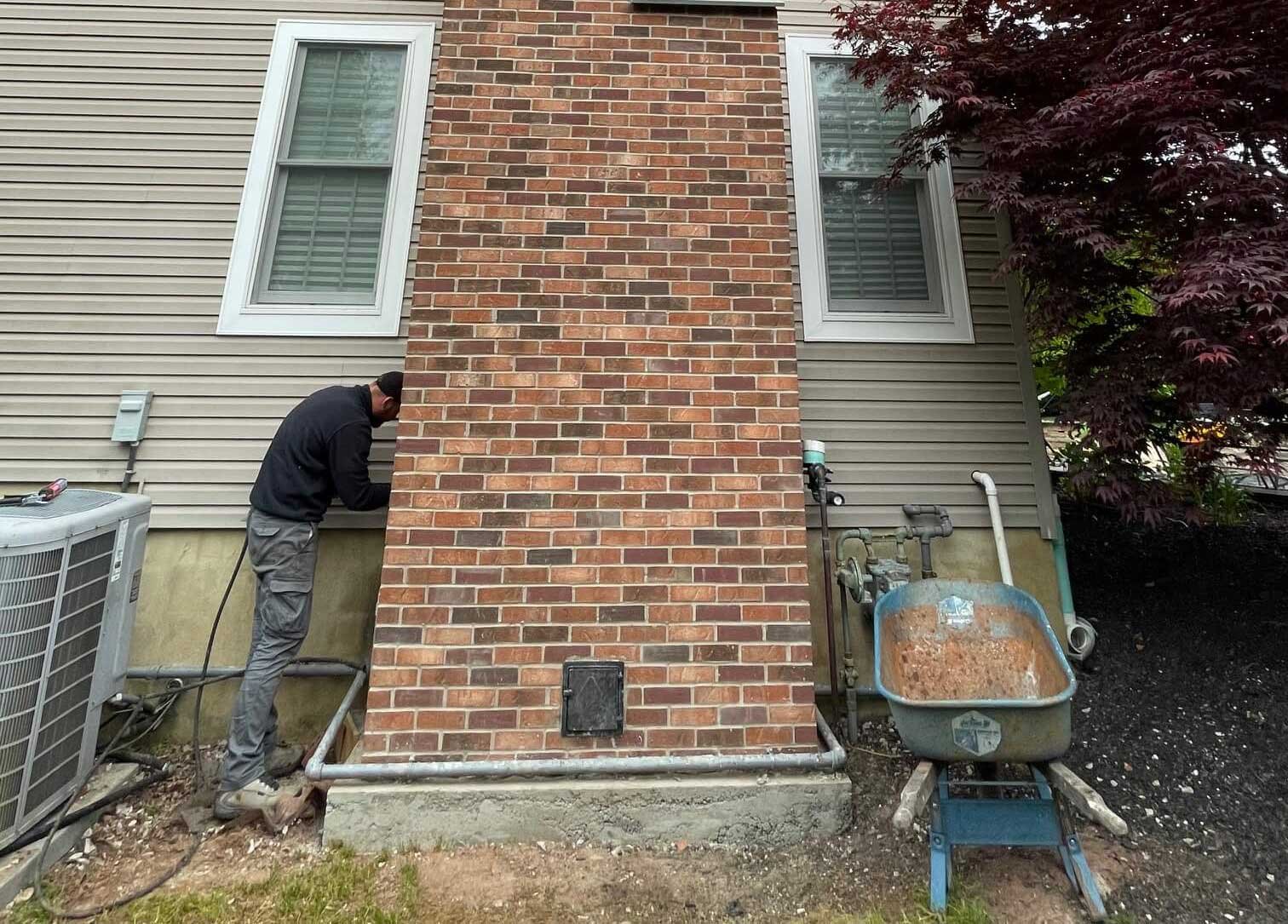 chimney-replacement-with-bricks