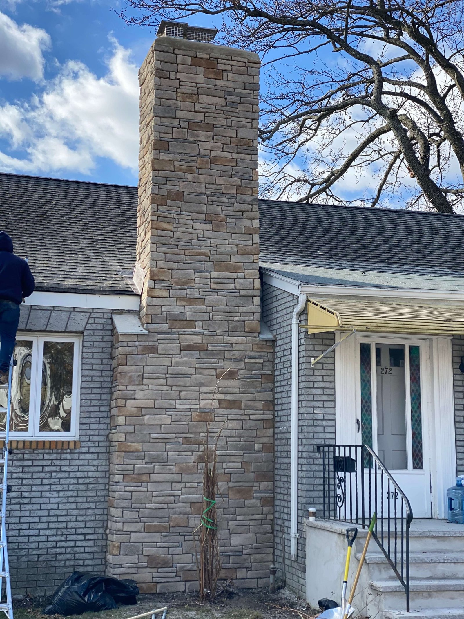 chimney-replacement-with-stone-vener