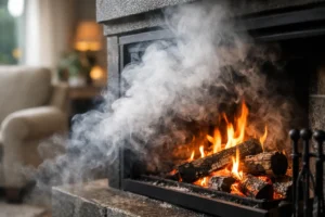 Why Is Smoke Coming Back Into Fireplace?
