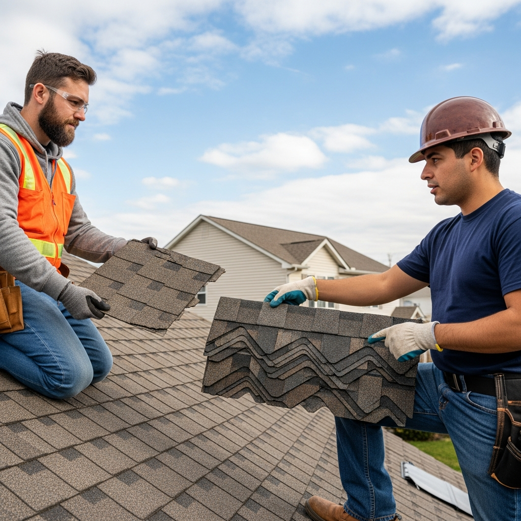 Roofers compare tear-off vs. roof-over