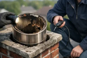 How to Spot Chimney Liner Damage Fast