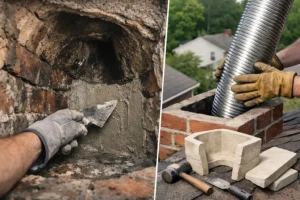 Chimney Smoke Chamber Repair Options