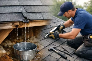 Roof Leak Repair Before Water Damage Spreads