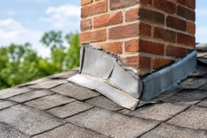 Can Cracked Flashing Cause Leaks Around a Chimney?