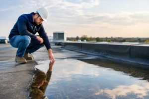 Flat Roof Ponding Case Study That Stopped Leaks